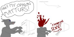 Rating: Questionable Score: 0 Tags: 2:1 anthro bared_teeth blood blood_splatter blue_eyes bodily_fluids canid canine comic computer computer_keyboard death digital_drawing_(artwork) digital_media_(artwork) e621 electronics english_text explosion grey_body head_explosion hi_res internet keyboard male mammal microsoft_paint_(artwork) sharp_teeth simple_background solo teeth text the_truth thought_bubble typing unknown_artist white_background User: bunchy7s Rating: Questionable Score: 0 Tags: 2:1 anthro bared_teeth blood blood_splatter blue_eyes bodily_fluids canid canine comic computer computer_keyboard death digital_drawing_(artwork) digital_media_(artwork) e621 electronics english_text explosion grey_body head_explosion hi_res internet keyboard male mammal microsoft_paint_(artwork) sharp_teeth simple_background solo teeth text the_truth thought_bubble typing unknown_artist white_background User: bunchy7s