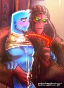Rating: Explicit Score: 0 Tags: bacteria_(organism) beard blue_body blush bodily_fluids cell_(organism) claws crying cum cum_on_hand cumshot duo e621 ejaculation erection eyewear facial_hair genital_fluids genitals glasses goo_creature goo_humanoid green_eyes green_sclera handjob humanoid male male/male melee_weapon micro_organism_(organism) orgasm osmosis_jones osmosis_jones_(character) penile penis red_body sex sunglasses tears thrax_(osmosis_jones) virus_(organism) weapon white_blood_cell_(organism) zephony User: bunchy7s