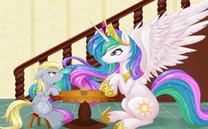 Rating: Safe Score: 0 Tags: crown cutie_mark derpy_hooves_(mlp) dstears duo e621 equid equine feathered_wings feathers female feral food friendship_is_magic furniture hasbro headgear hi_res horn mammal muffin my_little_pony mythological_creature mythological_equine mythology pegasus princess princess_celestia_(mlp) royalty stairs table tail winged_unicorn wings User: bunchy7s