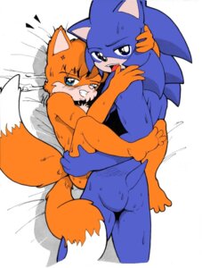 Rating: Explicit Score: 0 Tags: anthro anthro_on_anthro battle_angel bed blue_body blue_fur bodily_fluids canid canine dominant duo e621 eulipotyphlan fluffy fluffy_tail fox fur furniture hedgehog hi_res larger_dom looking_at_viewer male male/male male_only mammal miles_prower multiple_males nude rule34 sega simple_background size_difference sonic_(series) sonic_the_hedgehog sonic_the_hedgehog_(series) sonic_the_hedgehog_2 sweat tail tails tails_the_fox white_background yaoi User: bunchy7s