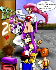 Rating: Explicit Score: 0 Tags: 2girls ash_ketchum brock_(pokemon) english_text escoria female human james_(pokemon) jessie_(pokemon) kasumi_(pokemon) male meowth multiple_boys multiple_females multiple_girls multiple_males nintendo pikachu pokemon pokemon_(species) rule34 satoshi_(pokemon) team_rocket text User: bunchy7s
