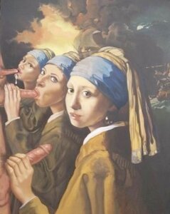 Rating: Explicit Score: 0 Tags: 2008 alined_blowjob art blowjob cum female fine_art_parody girl_with_a_pearl_earring group_blowjob male no_artist penis penis_grab penis_in_mouth public_domain rule34 tagme User: bunchy7s