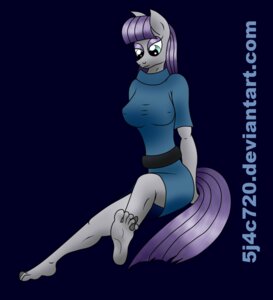 Rating: Safe Score: 0 Tags: 5_toes 5j4c720 anthro biped blue_background blue_eyes boulder_(mlp) clothing e621 earth_pony equid equine feet female fingers foot_focus friendship_is_magic full-length_portrait fur grey_body grey_fur hair hasbro hi_res horse humanoid_feet mammal maud_pie_(mlp) my_little_pony plantigrade pony portrait purple_hair simple_background sitting slim smile soles solo toes User: bunchy7s