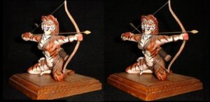 Rating: Safe Score: 0 Tags: aiming anthro archer arrow_(weapon) barefoot biped black_background black_body black_fur bow_(weapon) breasts brown_hair character_miniature clothed clothing cross_eye_stereogram e621 feet felid female fur grandfathered_content hair holding_object holding_weapon kneeling mammal miniature miniature_model open_mouth orange_body orange_fur pantherine quiver_(object) ranged_weapon sculpture side_by_side_stereogram simple_background skimpy solo statue stereogram stripes tiger unknown_artist weapon white_body white_fur User: bunchy7s