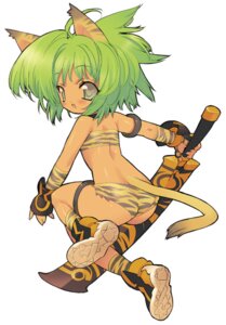 Rating: Safe Score: 0 Tags: animal_humanoid armband back_groove blade4649 butt cham_cham clothed clothing domestic_cat e621 felid feline felis female footwear gloves green_hair hair handwear holding_melee_weapon holding_object holding_sword holding_weapon humanoid konda_sword legband looking_back mammal melee_weapon not_furry orange_clothing orange_footwear orange_gloves orange_handwear orange_shoes rear_view samurai_shodown shoes simple_background skimpy solo sword tail three-quarter_view weapon white_background yellow_tail young User: bunchy7s