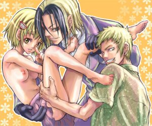 Rating: Questionable Score: 0 Tags: 2boys barefoot breasts carrying clothed_male_nude_female feet female katsuragi_yako majin_tantei_nougami_neuro male multiple_boys multiple_males neuro nougami_neuro nude rule34 shinobu_godai short_hair skirt suika suika_tokei User: bunchy7s