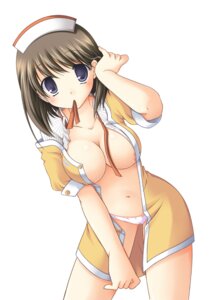 Rating: Questionable Score: 0 Tags: adjusting_hair anegasaki_nene areola_slip areolae breasts brown_hair cameltoe erect_nipples female female_only hat human large_breasts leaning_forward looking_at_viewer love_plus mouth_hold navel nipples open_clothes open_shirt panties pointy_chin purple_eyes pussy rule34 solo underwear waitress User: bunchy7s