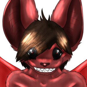 Rating: Safe Score: 0 Tags: 1:1 anthro bat black_sclera brown_hair e621 fangs fur grin hair hi_res jf_goyez male mammal membrane_(anatomy) membranous_wings nude rape_face red_body red_eyes red_fur simple_background smile solo teeth white_background wings User: bunchy7s
