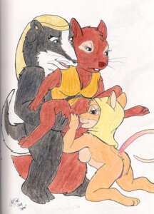 Rating: Explicit Score: 0 Tags: 2001 2d 3girls anthro anthro_only badger chris_sutor constance_(redwall) cornflower_(redwall) female field_mouse furry jess_squirrel lesbian redwall rule34 squirrel tagme traditional_media yuri User: bunchy7s