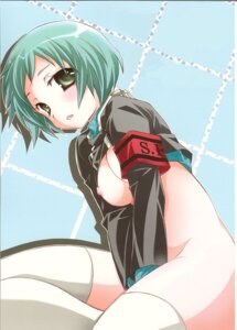 Rating: Questionable Score: 0 Tags: 1girls aqua_hair armband blue_hair blush bottomless breasts female fuuka_yamagishi grey_eyes high_resolution megami_tensei nipples no_panties persona persona_3 rule34 short_hair solo thighhighs white_legwear yamagishi_fuuka User: bunchy7s
