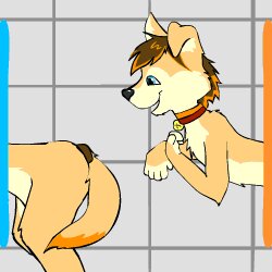 Rating: Safe Score: 0 Tags: 1:1 2d_animation animated animated_gif anthro autospanking bell bell_collar bent_over black_nose blue_eyes brown_body brown_fur butt butt_slap canid canine canis collar collar_only domestic_dog e621 floppy_ears fluffy fluffy_tail fur giggle hair humanoid_hands low_res male mammal multicolored_body multicolored_fur nasuki_(character) nude portal portal_(series) short_hair short_playtime simple_background slap slim smile solo spanking surprised tail tail_motion tailwag tan_body tan_fur thumbnail valve valve_corporation yoka_neko User: bunchy7s