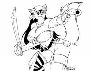 Rating: Safe Score: 0 Tags: 2010 4_fingers anthro biceps big_breasts biped black_and_white black_hair boots breasts canid canine canis cleavage clothed clothing e621 eyewear female fingers footwear glasses gloves gun hair handgun handwear holding_object holding_weapon huge_breasts kerchief legwear long_hair looking_at_viewer mammal max_blackrabbit melee_weapon monochrome muscular muscular_anthro muscular_female one_eye_closed pen_(artwork) pirate pistol ranged_weapon raven_hunt shoes signature simple_background skimpy solo standing stockings sword tail traditional_media_(artwork) weapon white_background wide_hips wink wolf User: bunchy7s