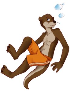 Rating: Safe Score: 0 Tags: 2011 4_toes 5_fingers anthro barefoot biped black_nose blue_eyes brown_body brown_fur bubble claws clothed clothing e621 feet fingers fur hizzie looking_aside looking_at_viewer male mammal membrane_(anatomy) mustelid otter side_view simple_background smile solo swimming_trunks swimwear tail toes topless webbed_feet whiskers white_background User: bunchy7s