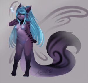 Rating: Questionable Score: 0 Tags: anthro blue_hair breasts digital_media_(artwork) domestic_cat e621 felid feline felis female full-length_portrait hair hi_res kanel mammal nude portrait solo stripes User: bunchy7s