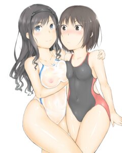 Rating: Explicit Score: 0 Tags: amagami black_hair blue_eyes blush breast_press breasts competition_swimsuit female hairband kuri_(kurigohan) long_hair morishima_haruka multiple_females multiple_girls navel one-piece one-piece_swimsuit pointy_chin rule34 see-through swimsuit symmetrical_docking tachibana_miya wet User: bunchy7s