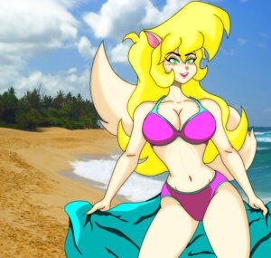 Rating: Questionable Score: 0 Tags: anthro beach big_breasts bikini blonde_hair breasts callie_briggs cleavage clothed clothing cloud detailed_background domestic_cat e621 felid feline felis female forest front_view green_eyes hair hanna-barbera long_hair looking_at_viewer mammal mixed_media navel outside photo_background photography_(artwork) plant sand seaside skimpy sky smile solo swat_kats swimwear thesupremegazoo69 towel tree two-piece_swimsuit water wood User: bunchy7s