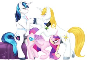 Rating: Explicit Score: 0 Tags: 2013 all_fours arareroll armor balls bed black_penis blonde_hair blush bodily_fluids cum cum_in_mouth cum_inside cutie_mark digital_media_(artwork) doggystyle double_penetration e621 eiffel_tower_position equid equine erection eyes_closed feathered_wings feathers fellatio female feral fetlocks friendship_is_magic from_behind_position furniture genital_fluids genitals gesture group group_sex hair hasbro high_five hooves horn male male/female mammal mmf multicolored_hair my_little_pony mythological_creature mythological_equine mythology nude open_mouth oral oral_penetration orgasm penetration penile penis pink_body pink_feathers prince_blueblood_(mlp) princess_cadance_(mlp) sex shining_armor_(mlp) signature simple_background smile spitroast tail threesome trio unicorn vaginal vaginal_penetration white_background winged_unicorn wings User: bunchy7s