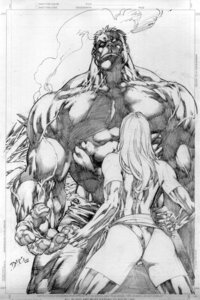 Rating: Questionable Score: 0 Tags: 00s 2000s 2008 ass avengers carol_danvers ed_benes ed_benes_studio female hulk male male/female marvel marvel_comics monochrome ms._marvel_(carol_danvers) rule34 straight_hair superheroine thong User: bunchy7s
