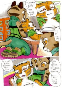 Rating: Safe Score: 0 Tags: anthro better_late_than_never chinese_mountain_cat clearing_your_mind clothing comic daigaijin dialogue dreamworks e621 english_text eyes_closed felid feline felis female footwear kung_fu_panda legwear mammal massage master_tigress orange_eyes pantherine red_eyes smile socks stirrup_socks student_mei_ling tail text tiger User: bunchy7s