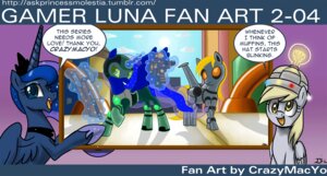 Rating: Safe Score: 0 Tags: amber_eyes blonde_hair blue_body blue_eyes blue_feathers blue_fur blue_hair clothing crazymacyo derpy_hooves_(mlp) dialogue duo e621 english_text equid equine feathered_wings feathers female feral friendship_is_magic fur grey_body grey_feathers grey_fur gun hair hasbro hat headgear headwear horn john_joseco levitation machine magic mammal my_little_pony mythological_creature mythological_equine mythology pegasus princess_luna_(mlp) ranged_weapon tail text unicorn url weapon winged_unicorn wings User: bunchy7s