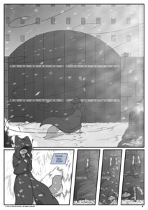 Rating: Safe Score: 0 Tags: 2013 anthro black_nose canid canine cloak clothed clothing comic digital_media_(artwork) e621 english_text female fenavi_montaro fennec_fox feretta fox greyscale hair herm_(lore) landscape mammal monochrome outside robe shaded snow snowing solo tale_of_tails text true_fox User: bunchy7s