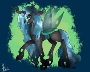 Rating: Safe Score: 0 Tags: 2013 5:4 arthropod changeling_(mlp) e621 female feral friendship_is_magic hair hasbro horn insect_wings long_hair my_little_pony queen_chrysalis_(mlp) saoiirse solo wings User: bunchy7s