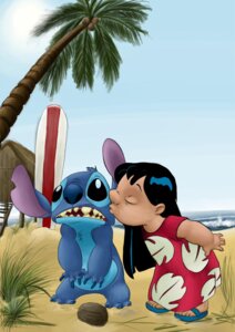 Rating: Safe Score: 0 Tags: 4_fingers 5_fingers alien beach beach_house black_hair blue_body blue_claws blue_fur bray claws clothing coconut detailed_background digital_media_(artwork) disney drupe_(fruit) duo e621 experiment_(lilo_and_stitch) eyes_closed female fingers food footwear fruit fur hair human kiss_on_cheek kissing lilo_and_stitch lilo_pelekai long_hair male mammal muumuu outside palm_tree plant sand sea seaside sky stitch_(lilo_and_stitch) surfboard toony tree vehicle water watercraft wood young User: bunchy7s