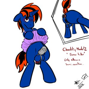 Rating: Explicit Score: 0 Tags: 1:1 anal anal_masturbation anal_penetration bodily_fluids bottomwear chastity_cage chastity_device clothed clothing clothing_lift cock_and_ball_torture contraption_concept crossdressing cum denton digital_media_(artwork) dildo e621 english_text equid equine explanation fan_character feral genital_fluids genital_torture hasbro horn male mammal masturbation my_little_pony mythological_creature mythological_equine mythology penetration sex_toy simple_background skirt skirt_lift solid_chastity_cage solo strapped_in_toy text toying_self unicorn wearing_chastity_cage wearing_chastity_device white_background User: bunchy7s