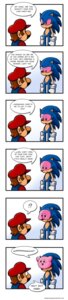Rating: Safe Score: 0 Tags: absurd_res alien anthro big_eyes big_head black_eyes bonus-kun clothing comic crossover dialogue digital_media_(artwork) disguise duo e621 english_text eulipotyphlan gloves handwear hedgehog hi_res human humor kirby kirby_(series) long_image male mammal mario mario_bros nintendo o_0 o_o reveal sega sonic_eye_reveal sonic_the_hedgehog sonic_the_hedgehog_(series) tall_image text toony url what User: bunchy7s