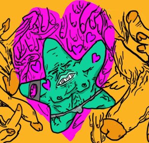 Rating: Explicit Score: 0 Tags: abstract_background aquatic armband asterozoan bodily_fluids bulge clothing crying e621 echinoderm genitals green_body green_skin group heart_symbol male male/male meatpillar muscular nipples not_furry offscreen_character penis penis_everywhere psychedelic simple_background solo_focus starfish tears teeth thong underwear what where_is_your_god_now User: bunchy7s