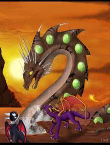 Rating: Safe Score: 0 Tags: activision aquatic aquatic_dragon arthropod black_bars brown_body brown_scales claws cliff cynder cynder-and-spyro-fan detailed_background digital_media_(artwork) dragon dragonfly e621 european_mythology fangs female feral group horn insect insect_wings letterbox long_tail male membrane_(anatomy) membranous_wings minerea mythological_creature mythological_scalie mythology outside partially_submerged pupils purple_body quadruped scales scalie sea sea_serpent size_difference sky slit_pupils source_request sparx spikes spikes_(anatomy) spyro spyro_the_dragon sun sunset tail teeth toony two_tone_wings water western_dragon white_horn wings yellow_eyes yellow_horn User: bunchy7s