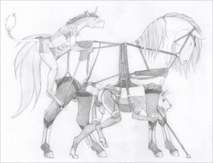 Rating: Explicit Score: 0 Tags: anal bondage dildo equine equustra erection female feral greyscale hooves horn horse lingerie male mare monochrome penis quillu rule34 santiago_(character) sex_toy stallion straight strap-on strapon threesome unicorn User: bunchy7s