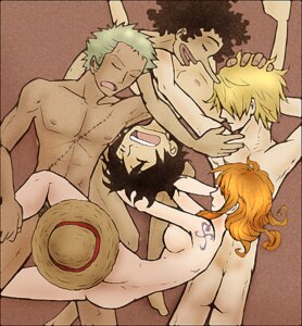Rating: Explicit Score: 0 Tags: 1girls 4boys abs after_sex arm_tattoo black-haired_male black_hair blonde-haired_male blonde_hair blue_tattoo casual_nudity completely_nude female green-haired_male green_hair group_sex hat human male monkey_d_luffy multiple_boys multiple_males muscular muscular_male nami_(one_piece) nude nude_female nude_male oddly_wholesome one_piece orange-haired_female orange_hair pre-timeskip roronoa_zoro rule34 sleeping straight_hair straw_hat usopp vinsmoke_sanji wholesome wholesome_nudity User: bunchy7s