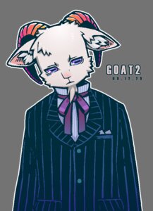 Rating: Safe Score: 0 Tags: 2009 anthro bovid bow_(feature) bow_tie caprine classy clothed clothing e621 goat grey_background honnomusi323 horn male mammal simple_background solo suit User: bunchy7s