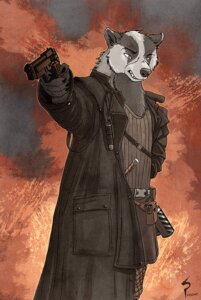Rating: Safe Score: 0 Tags: 2009 anthro ashpond badger belt clothing coat e621 gun handgun holding_gun holding_object holding_ranged_weapon holding_weapon knife lol_comments male mammal mustelid musteline pistol ranged_weapon solo teeth topwear weapon User: bunchy7s Rating: Safe Score: 0 Tags: 2009 anthro ashpond badger belt clothing coat e621 gun handgun holding_gun holding_object holding_ranged_weapon holding_weapon knife lol_comments male mammal mustelid musteline pistol ranged_weapon solo teeth topwear weapon User: bunchy7s