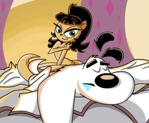 Rating: Questionable Score: 0 Tags: anthro bed canid canine canis domestic_cat domestic_dog dudley_puppy duo e621 eyes_closed felid feline felis female furniture kitty_katswell male mammal nickelodeon nude sleeping slim t.u.f.f._puppy unknown_artist User: bunchy7s