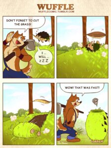 Rating: Safe Score: 0 Tags: anthro canid canine canis cc0 comic creative_commons dialogue e621 english_text eulipotyphlan eyes_closed furgonomics grass hammock hedgehog hoe holding_object holding_tool male mammal patch_(fabric) piti_yindee plant puipui sleeping tail text tools tree url wolf wood wuffle wuffle_(webcomic) User: bunchy7s