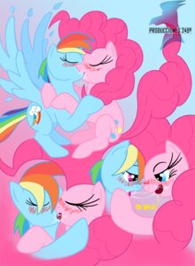 Rating: Questionable Score: 0 Tags: bedroom_eyes blue_body blue_feathers blue_fur blush bodily_fluids cutie_mark dialogue duo e621 earth_pony english_text equid equine eye_contact eyes_closed feathered_wings feathers female female/female feral french_kissing friendship_is_magic fur hair half-closed_eyes hasbro horse james_corck kissing looking_at_another mammal multicolored_hair my_little_pony mythological_creature mythological_equine mythology narrowed_eyes pegasus pink_hair pinkie_pie_(mlp) pony quadruped rainbow_dash_(mlp) rainbow_hair romantic romantic_couple saliva saliva_string seductive simple_background sloppy_kiss smile tail text wing_boner wings User: bunchy7s