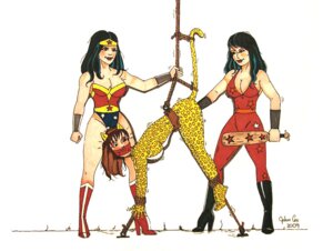 Rating: Explicit Score: 0 Tags: 2009 3girls big_breasts bondage breasts cheetah_(dc) dc dc_comics deborah_domaine donna_troy female female_only femdom fisting fully_clothed gag gagged high_heel_boots imminent_spanking john_cox knee_boots multiple_females multiple_girls paddle rope_bondage rule34 suspended tape_gag tiara tied_down wonder_woman wonder_woman_(series) User: bunchy7s