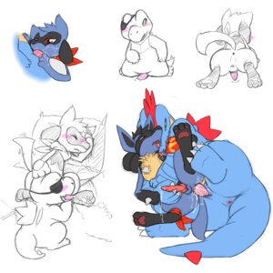 Rating: Explicit Score: 0 Tags: 1:1 all_fours anal anal_penetration animal_genitalia anthro anus armband backsack balls bed blue_body blue_fur blue_skin blush bodily_fluids butt canid canine chest_tuft clothing colored corruptedshrew cum cum_in_ass cum_in_mouth cum_inside cum_on_butt cum_on_face cum_string cum_while_penetrated cumshot digital_media_(artwork) duo e621 ejaculation erection eye_patch eyes_closed eyewear fan_character fellatio feral feraligatr fur furniture generation_2_pokemon generation_4_pokemon genital_fluids genital_slit genitals half-closed_eyes handjob haychel hug interspecies kerchief kneeling knot leon_(haychel) lucario lying male male/male male_penetrated male_penetrating male_penetrating_male mammal multiple_scenes narrowed_eyes nintendo on_back on_side oral oral_penetration orgasm pawpads paws penetration penile penis penis_backwards penis_on_ground pillow pokemon pokemon_(species) precum pupils raised_leg reach_around restricted_palette riolu scalie sex sketch slit_pupils smile spikes spread_legs spreading tail tapering_penis tongue tongue_out totodile tuft vagus_(haychel) User: bunchy7s