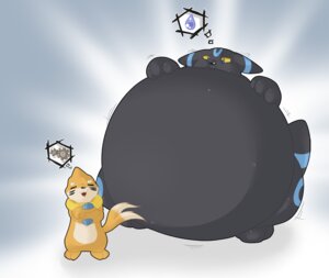 Rating: Questionable Score: 0 Tags: ambiguous_gender archived_source buizel duo e621 eeveelution generation_2_pokemon generation_4_pokemon inflation nintendo pokemon pokemon_(species) shiny_pokemon tail that-stupid-dingo umbreon User: bunchy7s