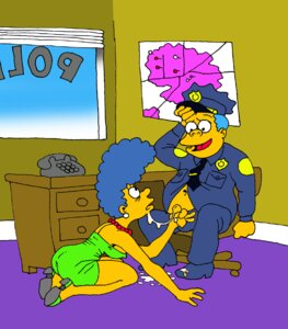 Rating: Explicit Score: 0 Tags: 20th_century_studios accurate_art_style chief_wiggum clothes color cum dennis_clark female human indoors male marge_simpson penis rule34 sitting straight tagme the_simpsons yellow_body yellow_skin User: bunchy7s