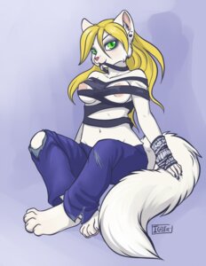 Rating: Questionable Score: 0 Tags: anthro blonde_hair breasts clothed clothing domestic_cat e621 felid feline felis female green_eyes hair iggi looking_at_viewer mammal skimpy solo tail torn_clothing User: bunchy7s
