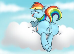 Rating: Explicit Score: 0 Tags: 2014 anus blue_body blue_fur butt cloud cutie_mark e621 equid equine female feral friendship_is_magic fur genitals hair half-closed_eyes hasbro horse looking_back lying mammal multicolored_hair multicolored_tail my_little_pony narrowed_eyes on_back outside plump_labia pony presenting purple_eyes rainbow_dash_(mlp) rainbow_hair rainbow_tail saber-panda sky skyscape solo tail tongue vulva User: bunchy7s