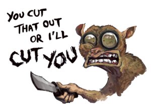 Rating: Safe Score: 0 Tags: ambiguous_gender angry anthro bloodshot_eyes e621 haplorhine insane keaze knife mammal primate simple_background solo tarsier teeth white_background User: bunchy7s Rating: Safe Score: 0 Tags: ambiguous_gender angry anthro bloodshot_eyes e621 haplorhine insane keaze knife mammal primate simple_background solo tarsier teeth white_background User: bunchy7s