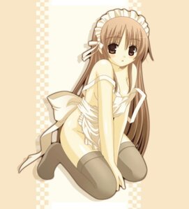 Rating: Explicit Score: 0 Tags: breasts brown_eyes brown_hair female maid naked_apron rule34 thighhighs User: bunchy7s