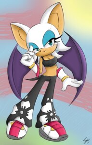 Rating: Safe Score: 0 Tags: anthro athletic_wear bat biped blue_eyes bottomwear bra breasts cleavage clothed clothing e621 female footwear gloves hair half-closed_eyes handwear mammal membrane_(anatomy) membranous_wings midriff narrowed_eyes pants rouge_the_bat sega shauni_rose shoes solo sonic_riders sonic_the_hedgehog_(series) sports_bra underwear white_clothing white_hair wings User: bunchy7s