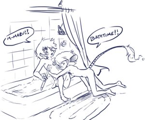 Rating: Questionable Score: 0 Tags: 2011 adolescent aogami bath bathtub black_and_white brush dialogue duo e621 english_text eyes_closed generation_2_pokemon human humanoid line_art male mammal monochrome narrow_hips nintendo nude pokemon pokemon_(species) shower_curtain slim smeargle tail tail_tuft text thin_calves thin_legs thin_thighs tuft water young young_human young_humanoid young_male User: bunchy7s