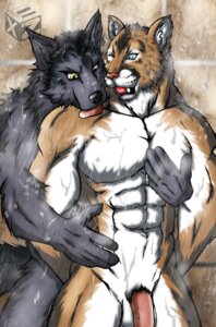 Rating: Explicit Score: 0 Tags: abs animal_genitalia anthro anthro_on_anthro athletic balls biceps blue_eyes canid canine canis cougar digital_media_(artwork) duo e621 exz fangs felid feline flaccid from_behind_position fur genitals grabbing_from_behind hand_on_chest humanoid_genitalia humanoid_penis interspecies licking male male/male mammal muscular nude pec_grab pecs penis raining romantic romantic_couple sex standing tail teeth tongue tongue_out water wolf yellow_eyes User: bunchy7s
