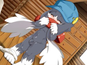 Rating: Explicit Score: 0 Tags: 4:3 anthro balls bandai_namco biped blush bodily_fluids clothing collar crying domestic_cat e621 eyes_closed felid feline felis flaccid fur genitals grey_body grey_fur hat hat_only headgear headgear_only headwear headwear_only klonoa klonoa_(series) long_ears male mammal mostly_nude pac-man pac-man_(series) penis shaolin_bones solo standing tears young young_anthro User: bunchy7s